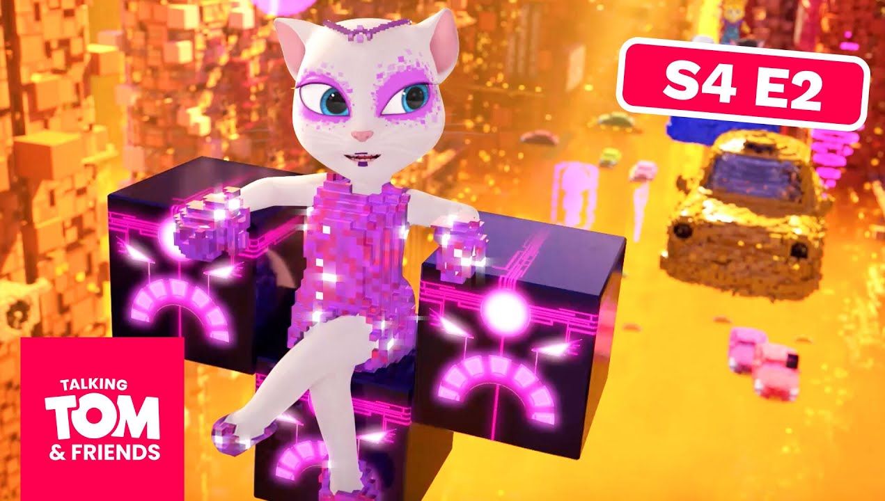 （原创双语字幕）会说话的汤姆猫家族 重返现实(Talking Tom & Friends The Digital Queen S4E2)