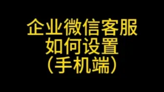 Download Video: 视频号小店客服怎么设置？企业微信客服如何设置？视频号小店客服如何绑定视频号？#视频号小店客服#视频号客服#企业微信客服设置#视频号优选联盟#视频号闪购