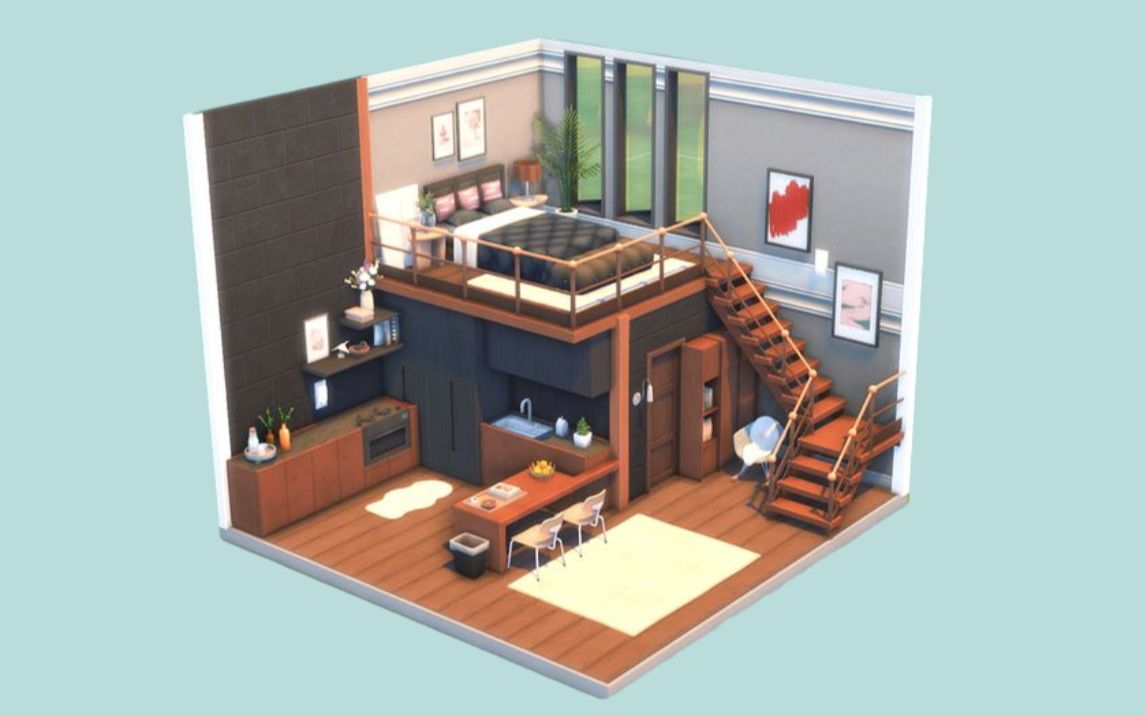 【3dmax建模】简易卡通小房子全流程制作,0基础场景建模详解,3d游戏