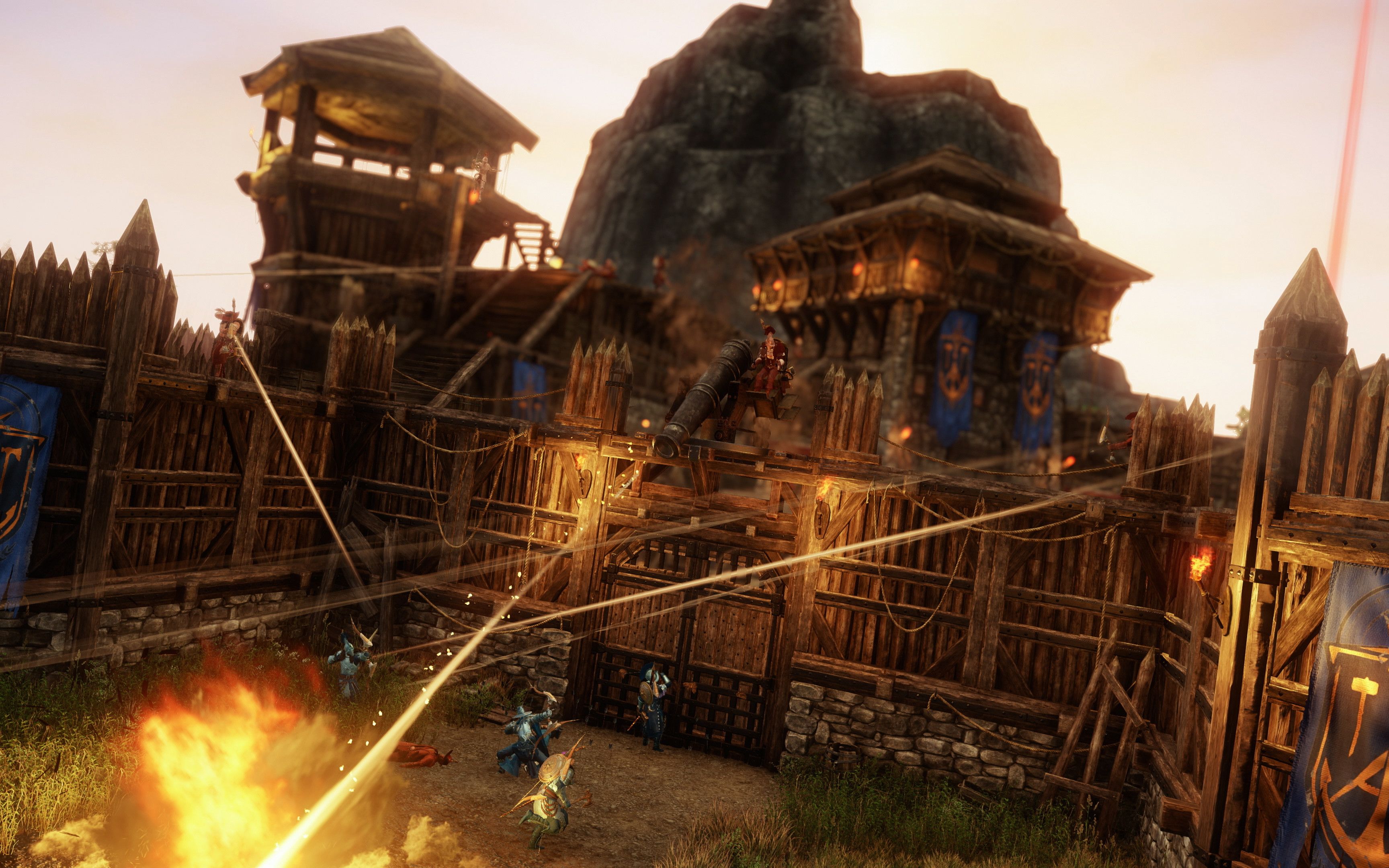 小鸟公会(prc)攻城战 vs elysian( new world 美洲新世界)城战pvp