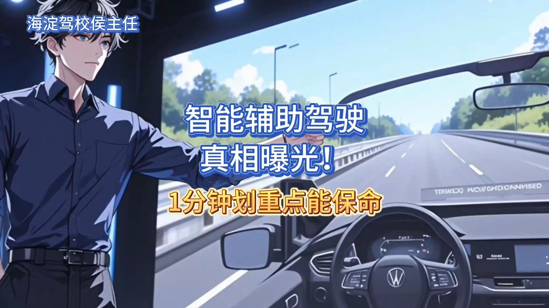 侯主任唠车：智能辅助驾驶真相曝光！1分钟划重点能保命