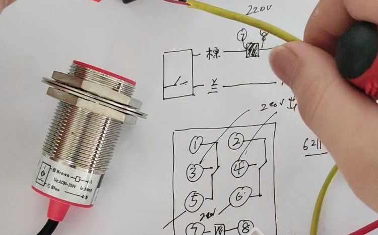 德力西接近开关 交流两线接近开关接线视频哔哩哔哩bilibili