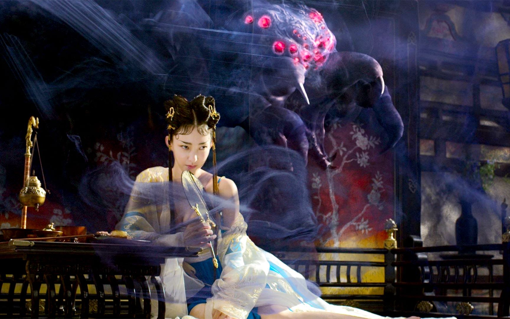 蜘蛛精请道士来捉妖,蜘蛛精现出原形后被说成大闸蟹_哔哩哔哩 (゜-゜)