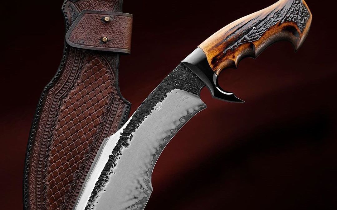 超火爆阿根廷锻造名匠 cas 克劳迪奥 三枚夹钢 廓尔喀弯刃