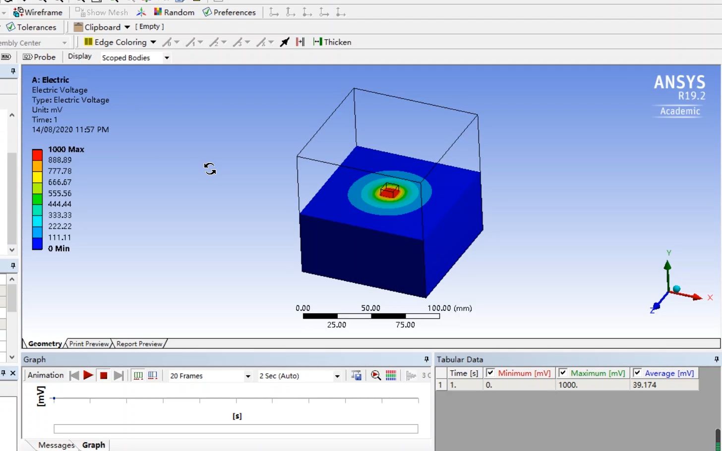 【ANSYS】ANSYS Workbench用于三维空间电场分布的模拟哔哩哔哩bilibili