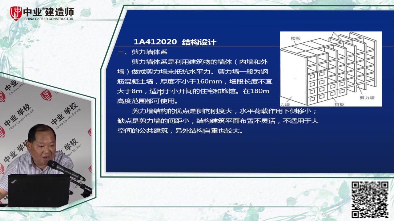 中业网校一建靠谱吗建筑实务工程剪力墙体系知识点哔哩哔哩bilibili
