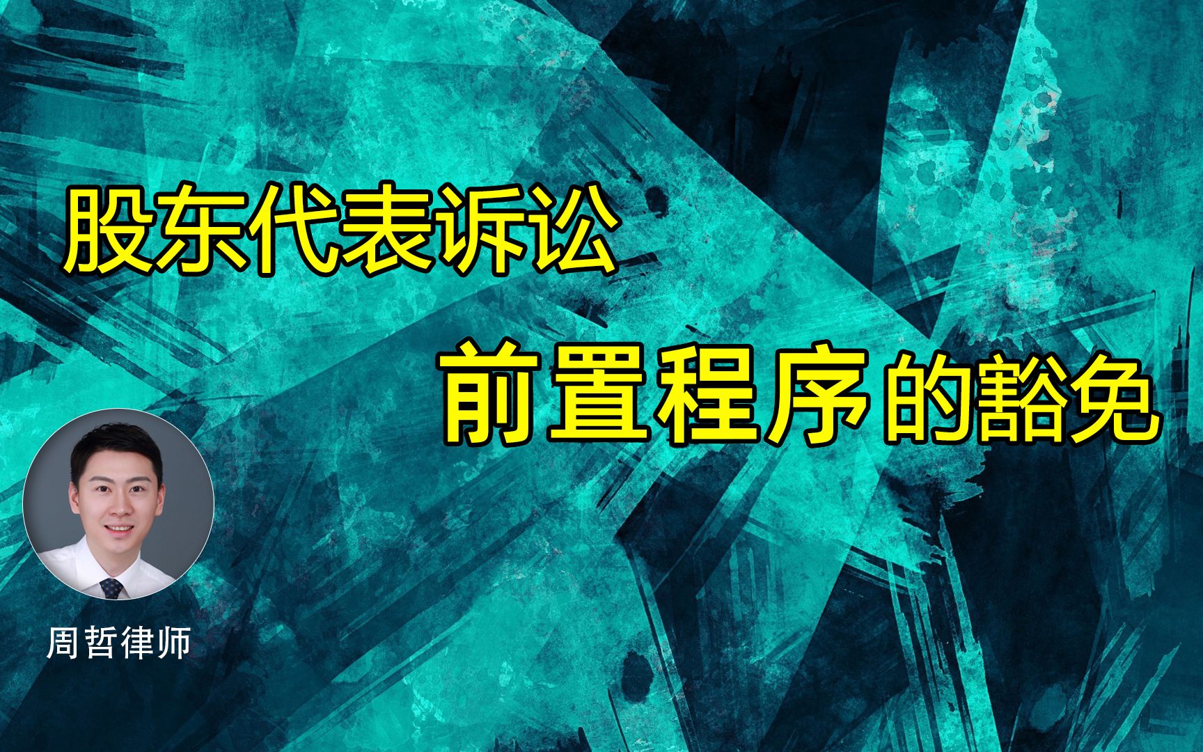 股东代表诉讼前置程序的豁免哔哩哔哩bilibili