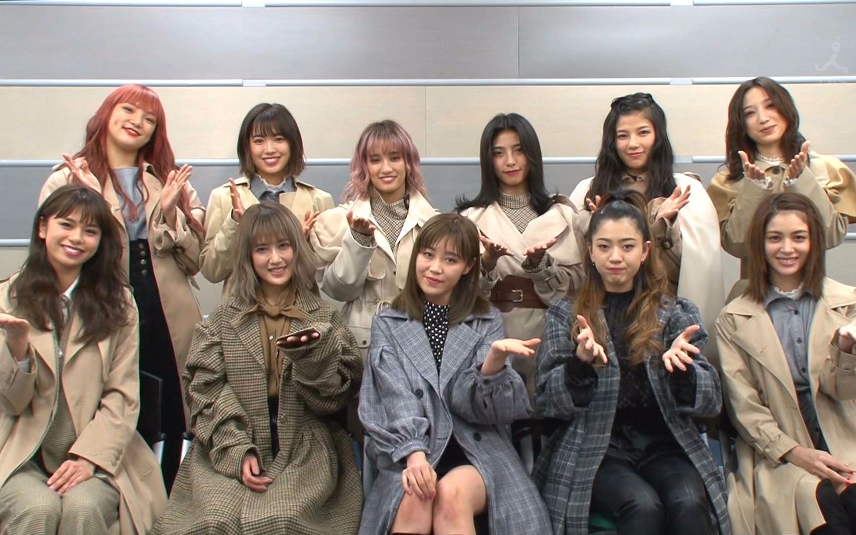 [图]E-girls - 北風と太陽 (17.12.10.CDTV)