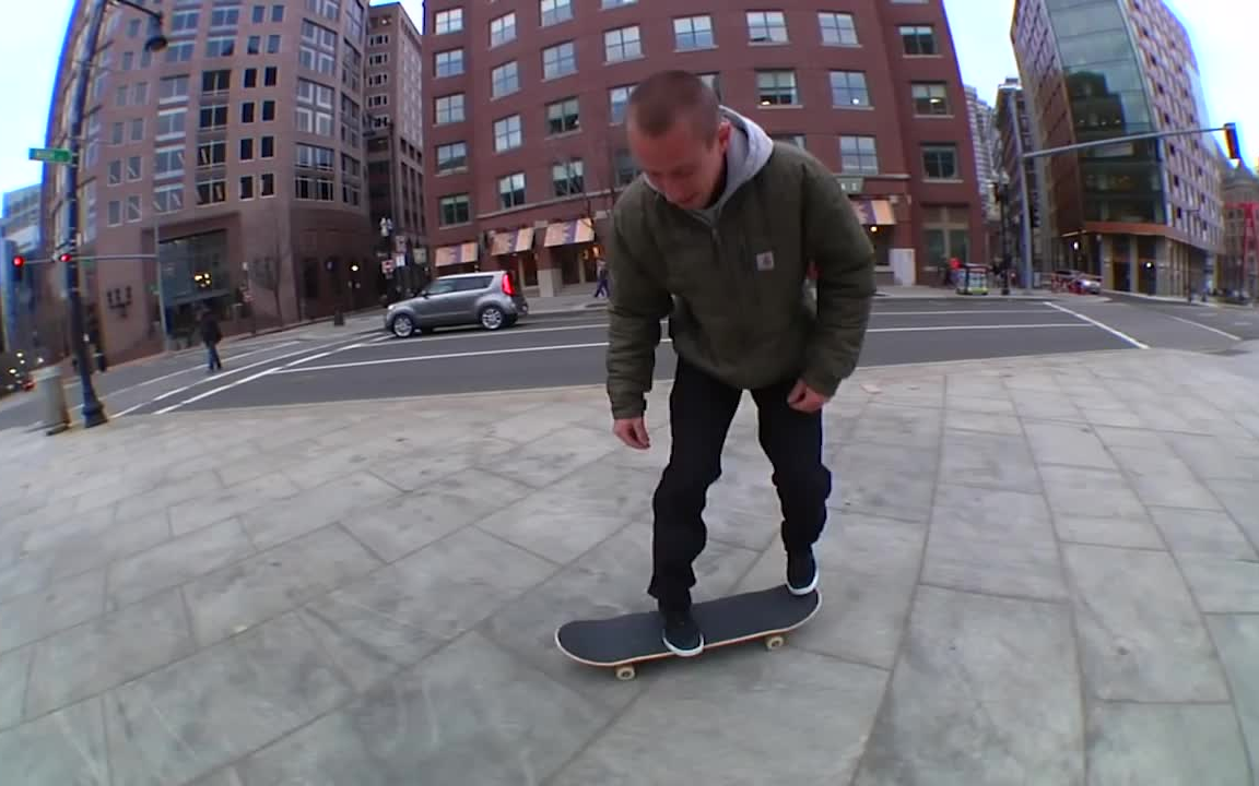 滑板招式▉varialheelflip跟翻小乱西门哥最爱的平地招