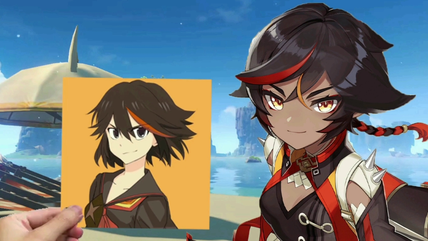 "二手琉璃"辛焱联动"斩服少女"缠流子