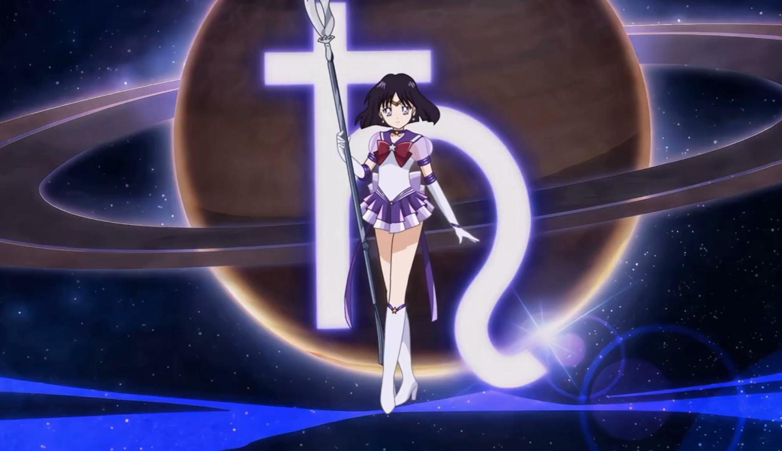 美少女战士cosmos 永恒土星 变身