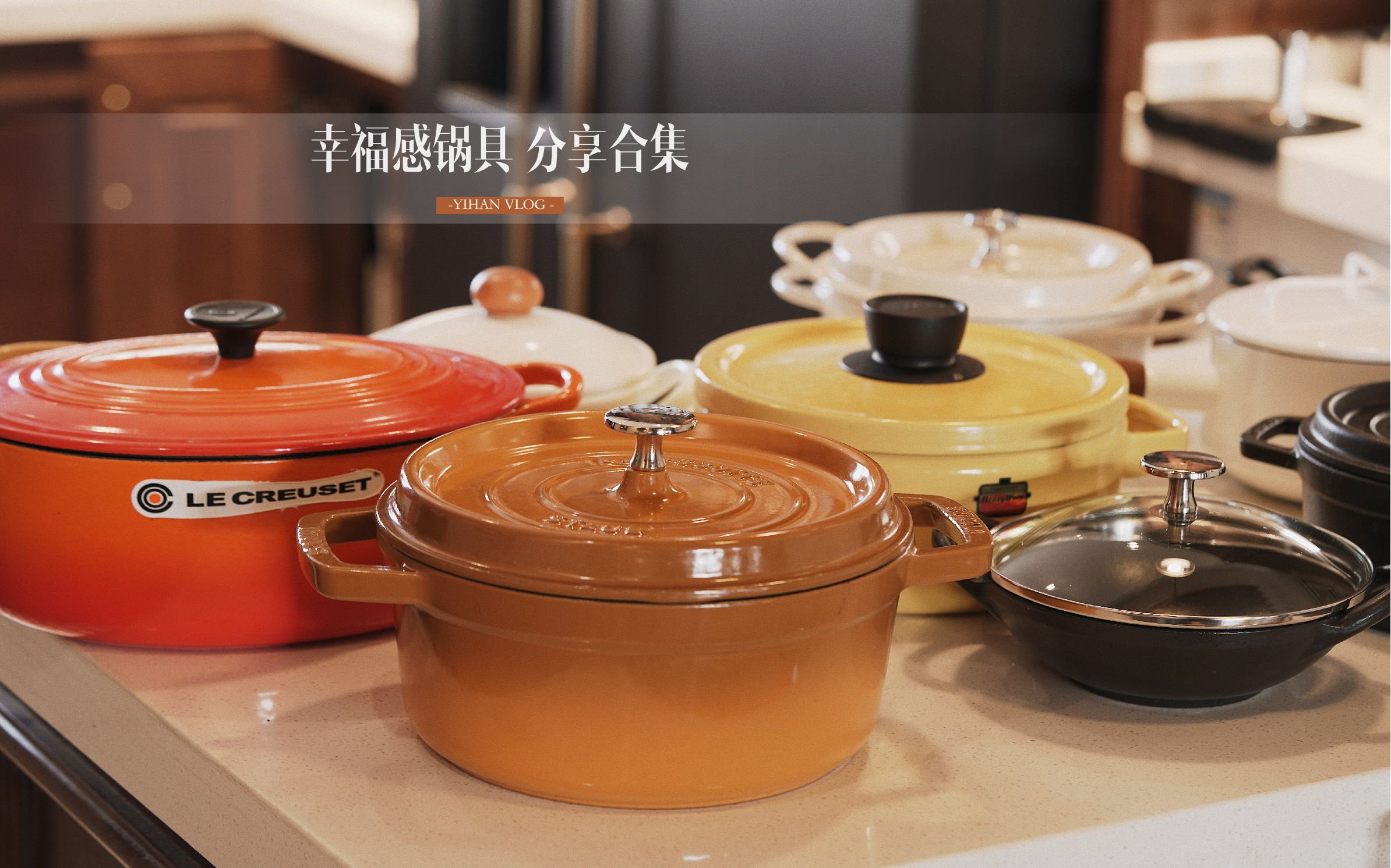 VLOG 31 最全一人食锅具大合集|我的锅具大公开|法国铸铁珐琅锅|平底锅|不粘锅|日本土锅|意大利铜锅_哔哩哔哩_bilibili