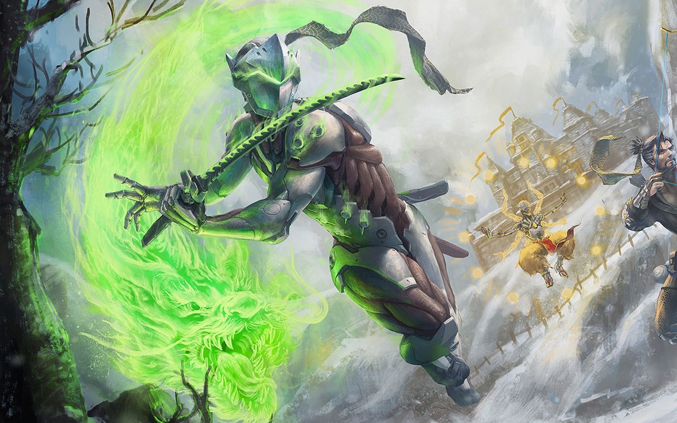 『守望先锋』亚服顶级源氏water - 真靶场五百强源氏