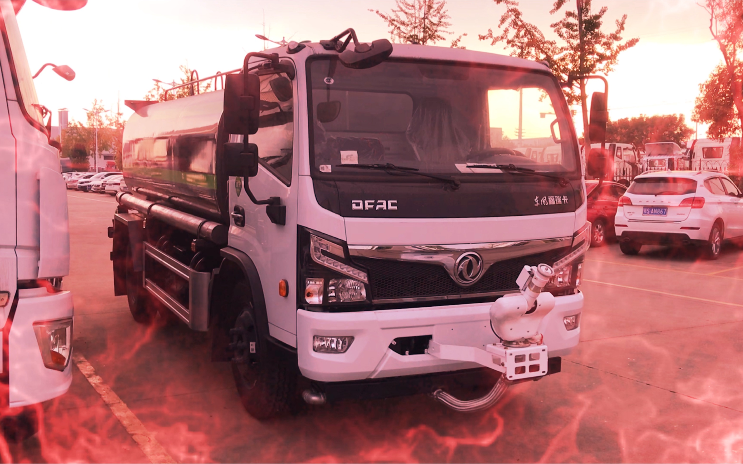 洒水车6吨7方8吨9方10吨东风福瑞卡f7园林绿化喷洒车消毒防疫车农药