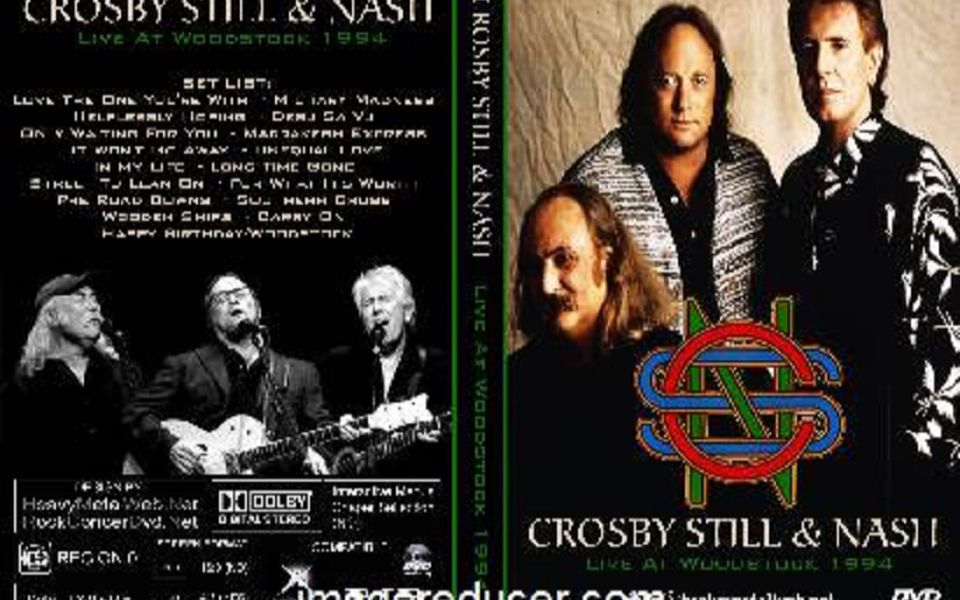 三位民谣强人Crosby, Stills & Nash 组成的乐队 live at Woodstock 1994哔哩哔哩bilibili