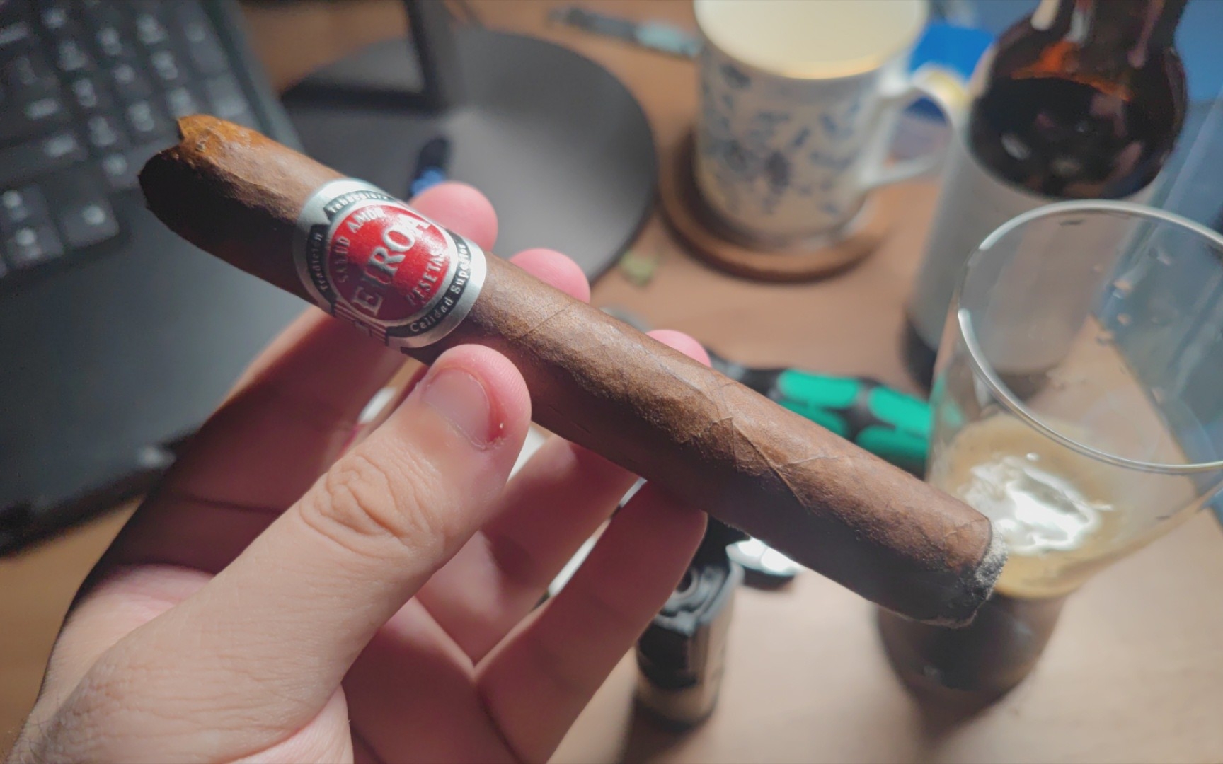 洪都拉斯之王eiroa1/2,cbt 马杜罗雪茄,苦巧克力_哔哩哔哩_bilibili