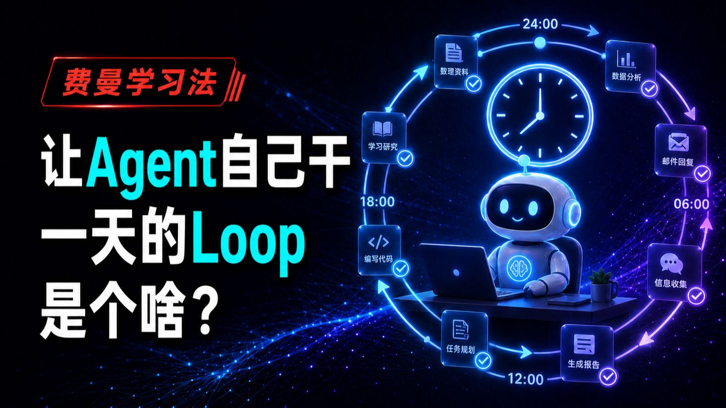费曼学习法：5分钟搞清楚让Agent 自己干一天Loop是个啥