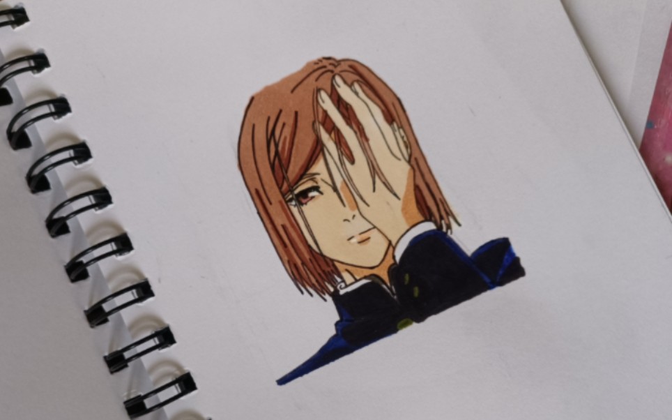 手绘咒术回战钉崎野蔷薇