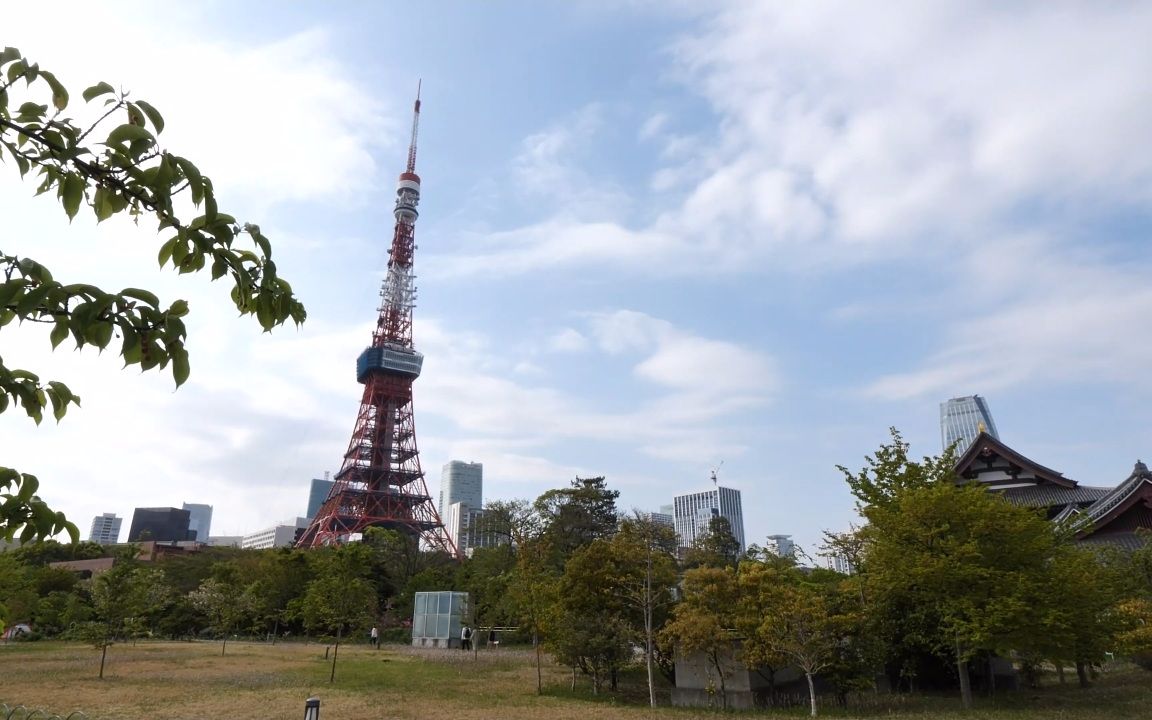 【超清日本】漫步东京都港区-芝公园-东京塔祭 2019.
