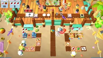 overcooked2 海滩3-4 四人 4848