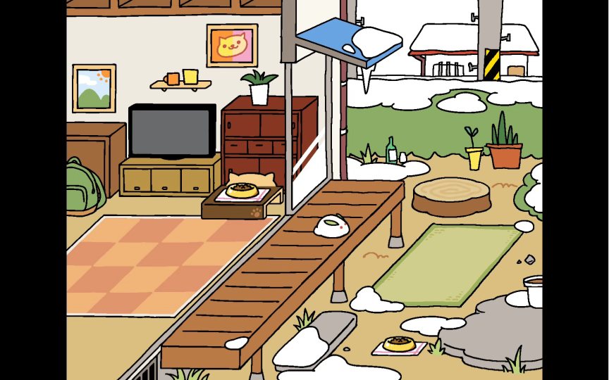 猫咪后院,下雪了!七大庭院场景雪后大赏