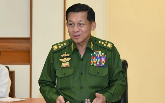 外交部发文提醒中国公民暂勿前往缅北,缅军总司令敏昂莱今天紧急开会