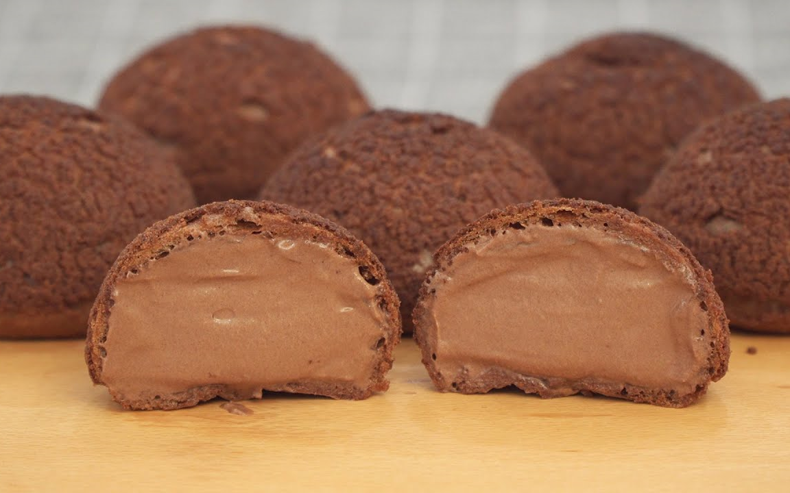 【nino】巧克力奶油泡芙~|chocolate cream puffs