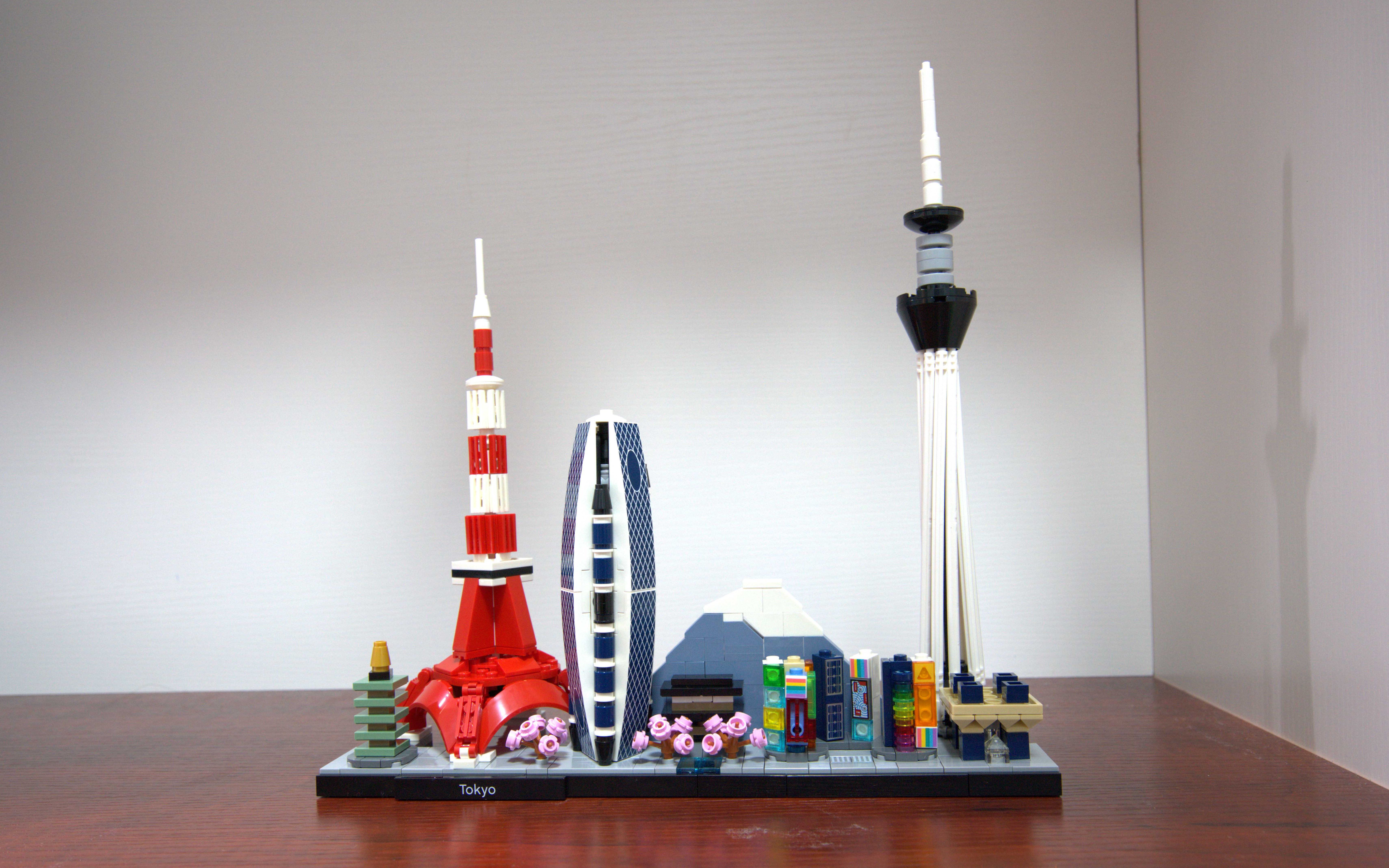 乐高建筑系列——东京 间隔拍摄拼装【东京】【乐高】_哔哩哔哩 (゜