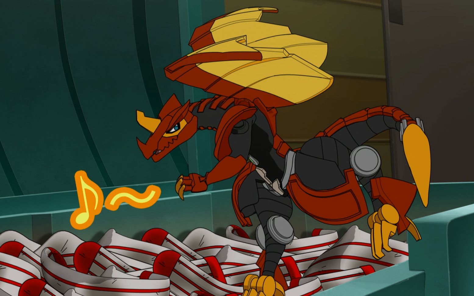 【官方】《爆丸之星域争霸》小剧场-10-烈火独角龙的独门秘诀_哔哩