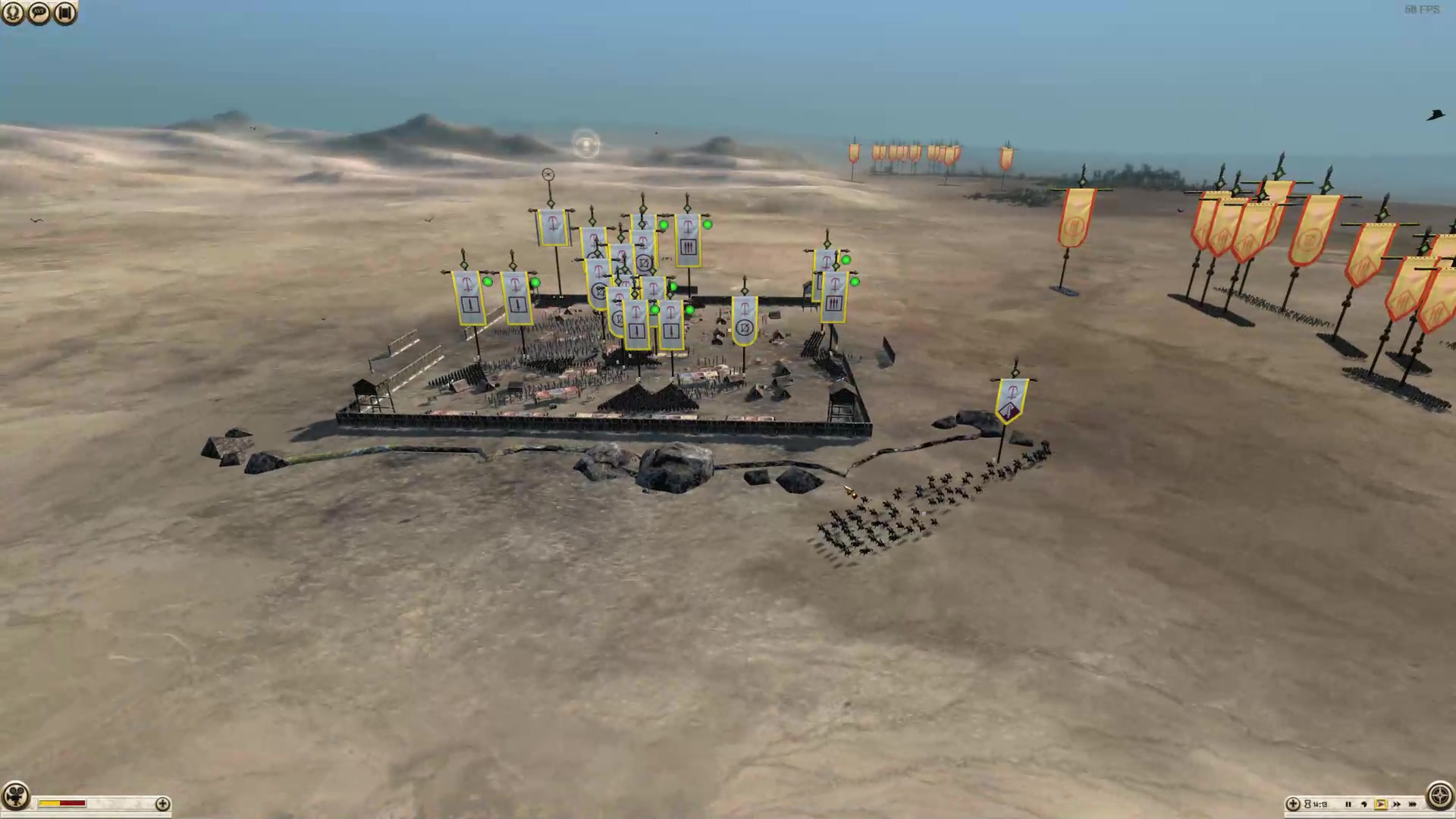 罗马2全面战争 死守营寨,防守反击1