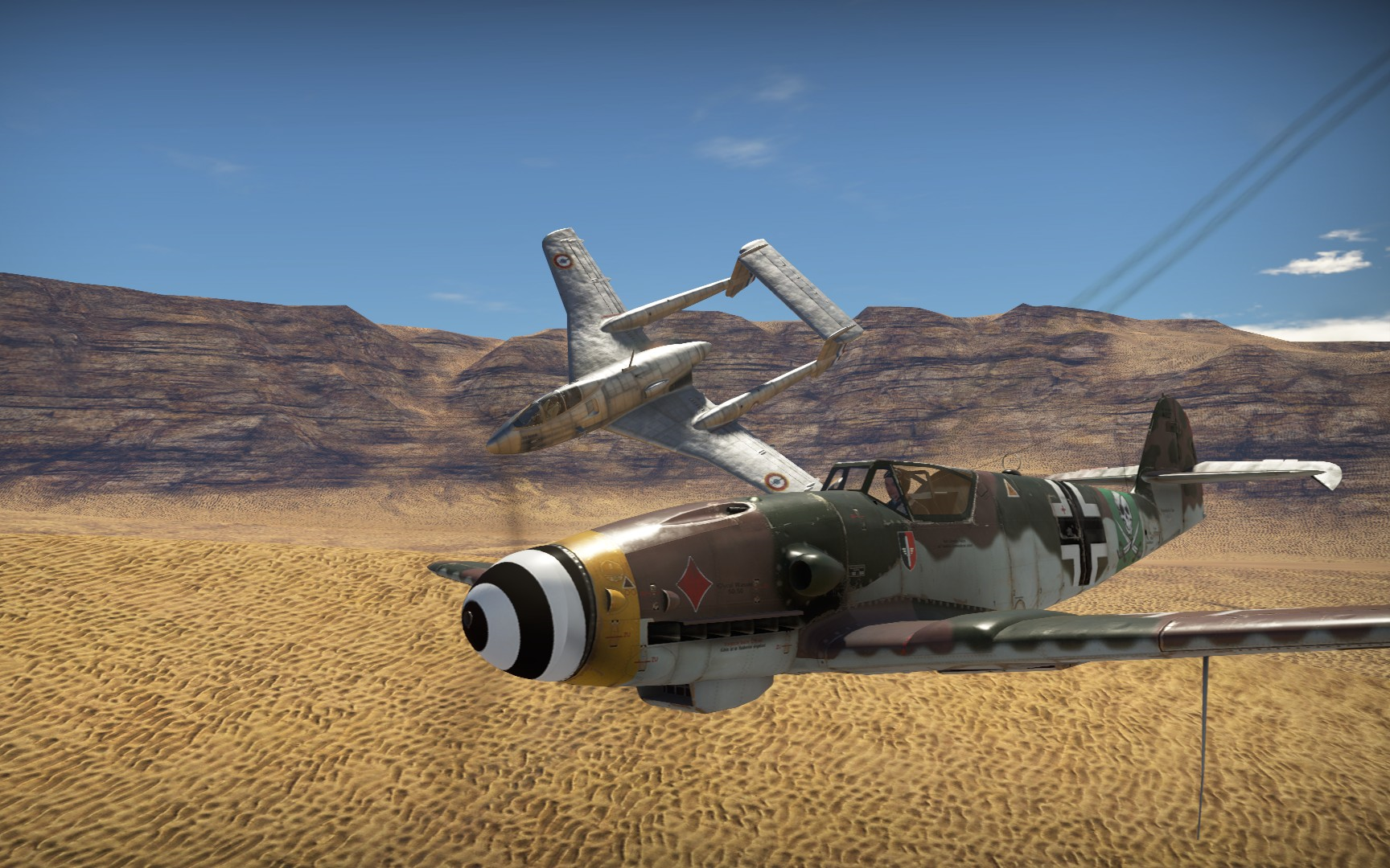 【战雷】德空主力 bf109 k4_哔哩哔哩 (゜-゜)つロ 干杯~-bilibili