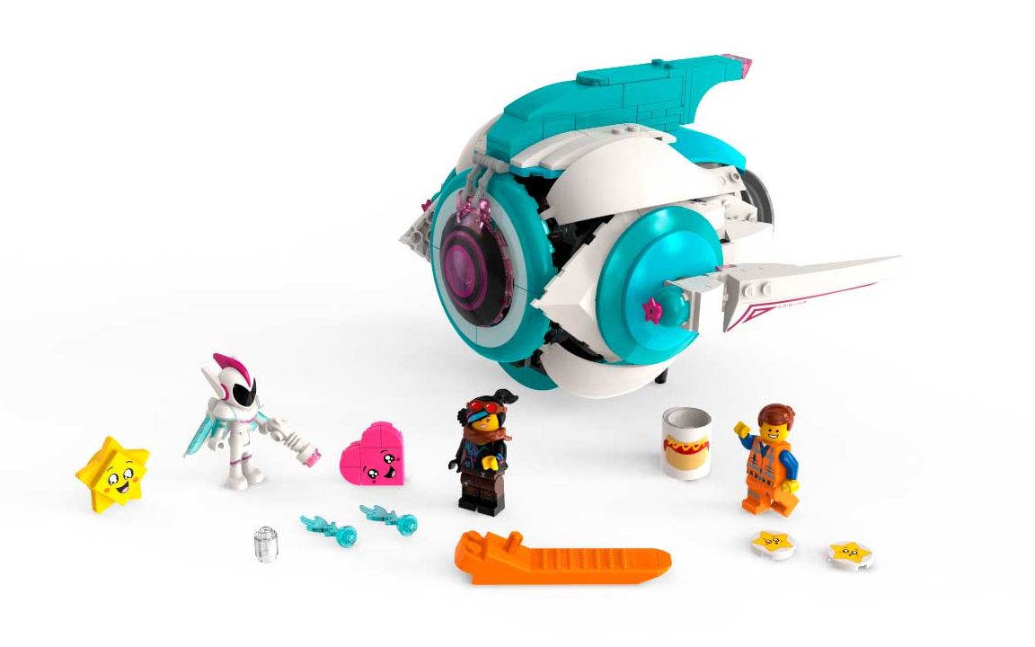 乐高 lego 70830 乐高大电影 甜美梅亨的西斯塔太空船 拼搭搬砖视频