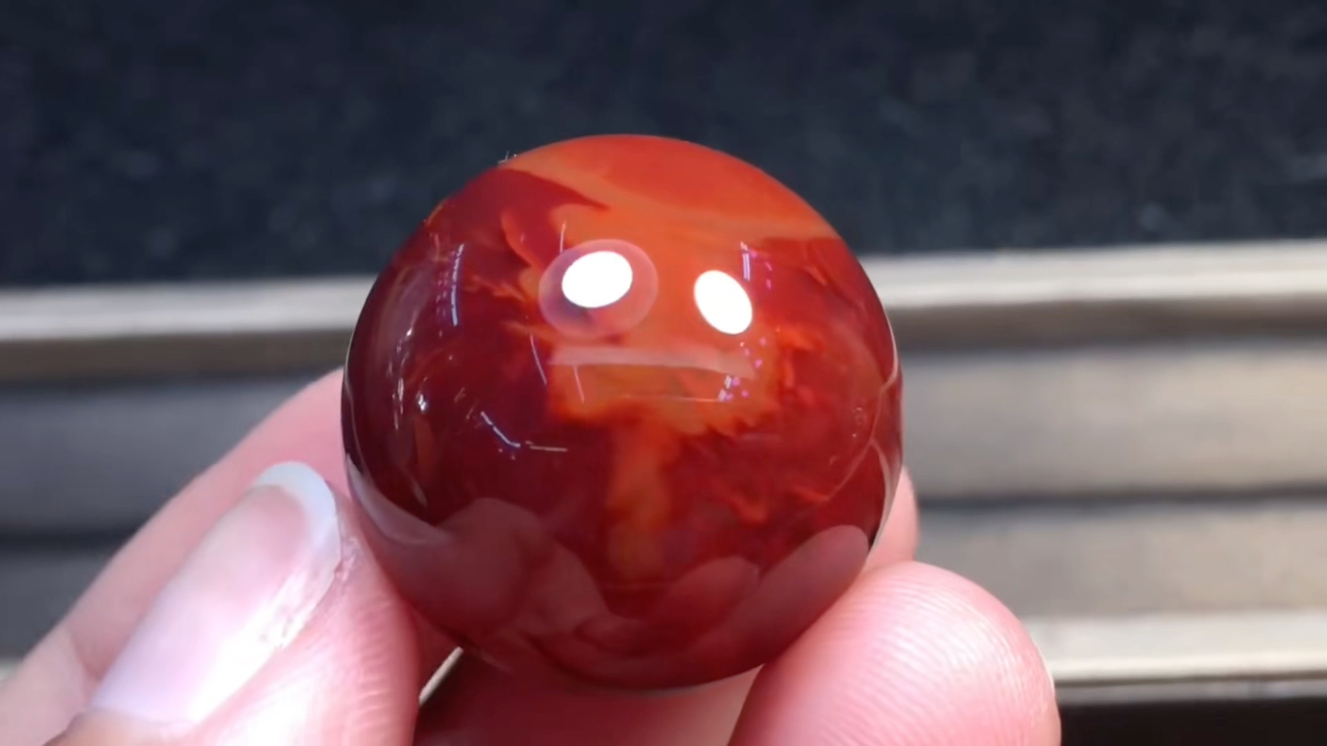 瀚林文玩阁南红玛瑙赤玉保山原矿无胶无裂纯色无纹满色满肉朱砂均匀