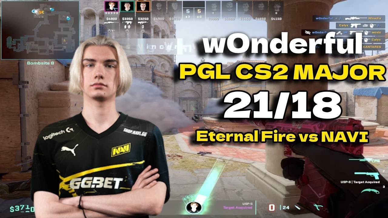 [图]【CS2】POV NAVI w0ndeful (21/18) vs Eternal Fire (Inferno) @PGL CS2 Major Copenhag