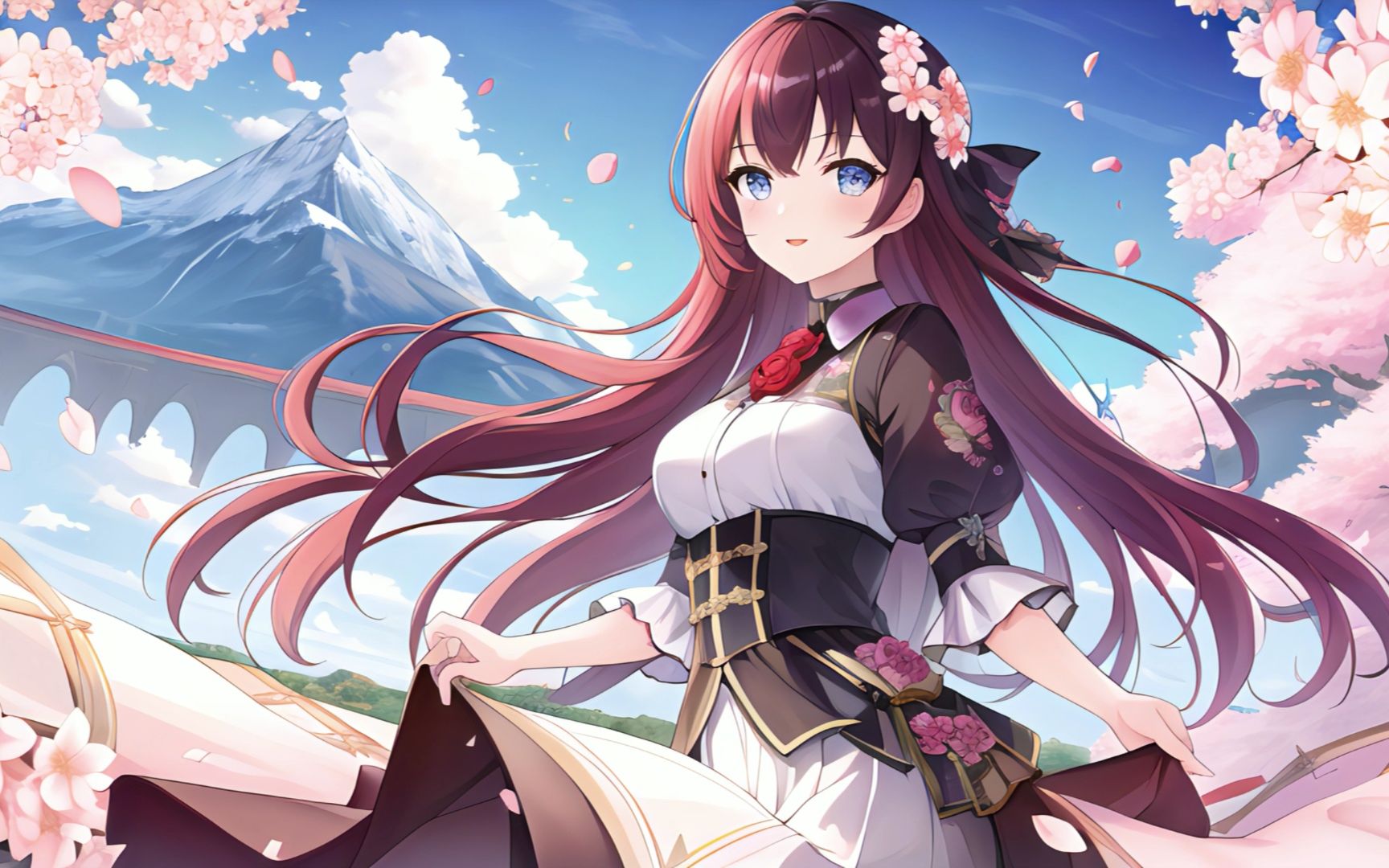 【ai绘画】樱花季青春少女