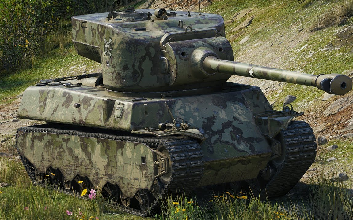 坦克世界 满是回忆的金面包 m6a2e1 - 6杀 7千1伤害 [胜利之门]