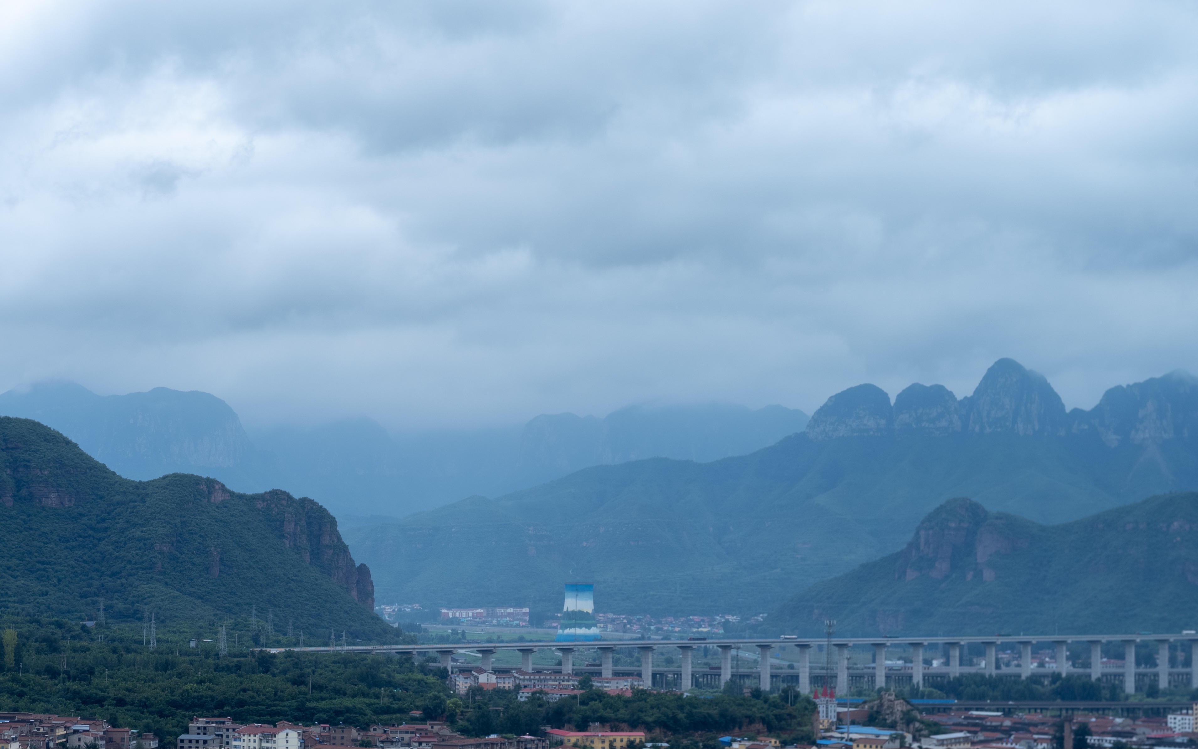 [图]雨后太行 涉县雨后山景vlog