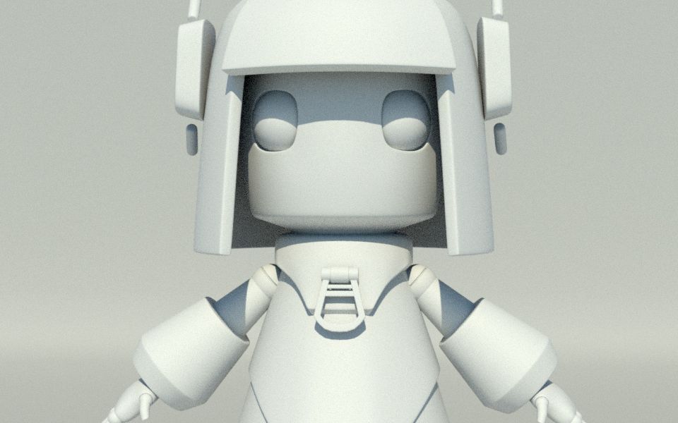 【3d建模】 maya 小机器人 (评论区获取原速教程)