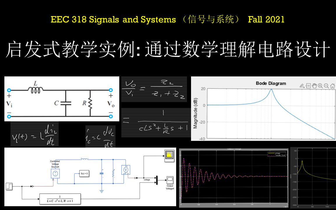 启发式教学:RLC电路的工作原理哔哩哔哩bilibili