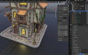 Download Video: （国语）blender基础入门风格化酒馆教程