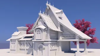 【maya场景建模】从box开始教你，你也可以制作出来的场景建模教学
