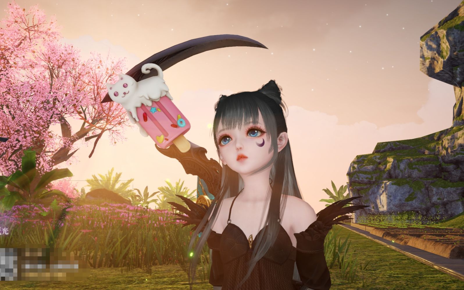 天谕手游青麟之野爬塔最强黑科技(封面挑战最美萝莉)