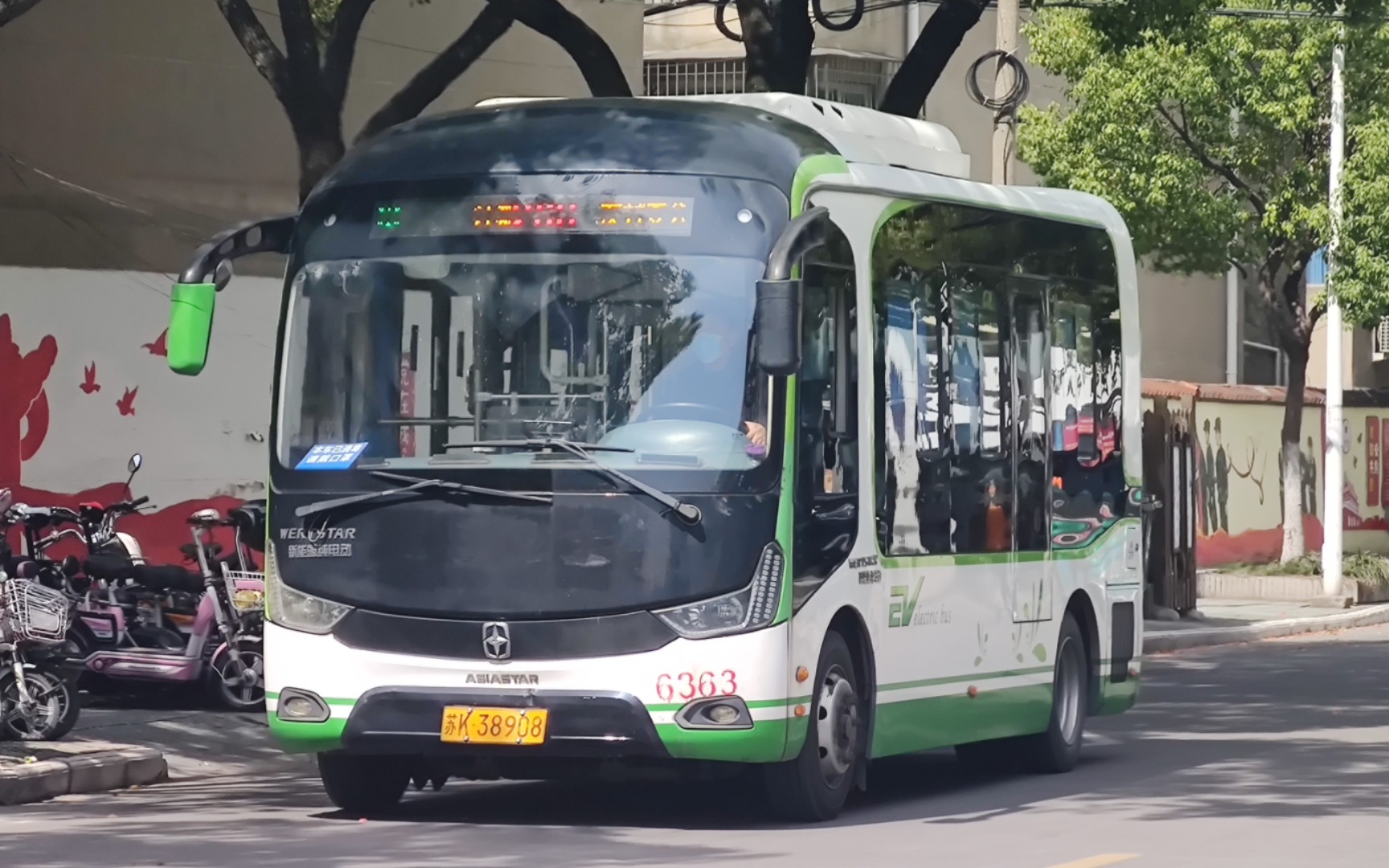 扬州公交 js6680ghbev 运行实录