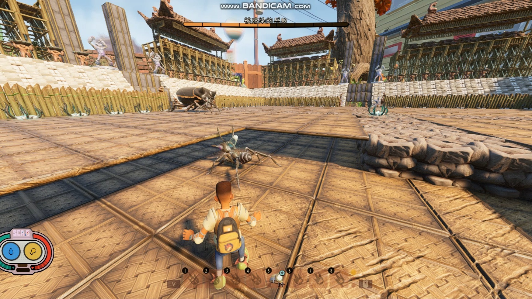 【禁闭求生】斗兽场系列第119期|黑牛甲虫对战感染黑蚂蚁