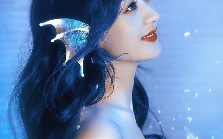 喜欢这样的美人鱼丽颖吗?