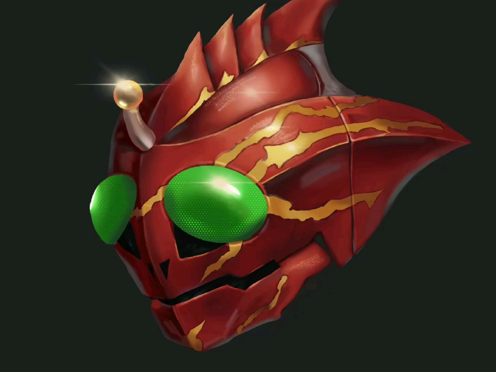 【厚涂】假面骑士amazons 阿尔法 仁叔 大头_哔哩哔哩_bilibili