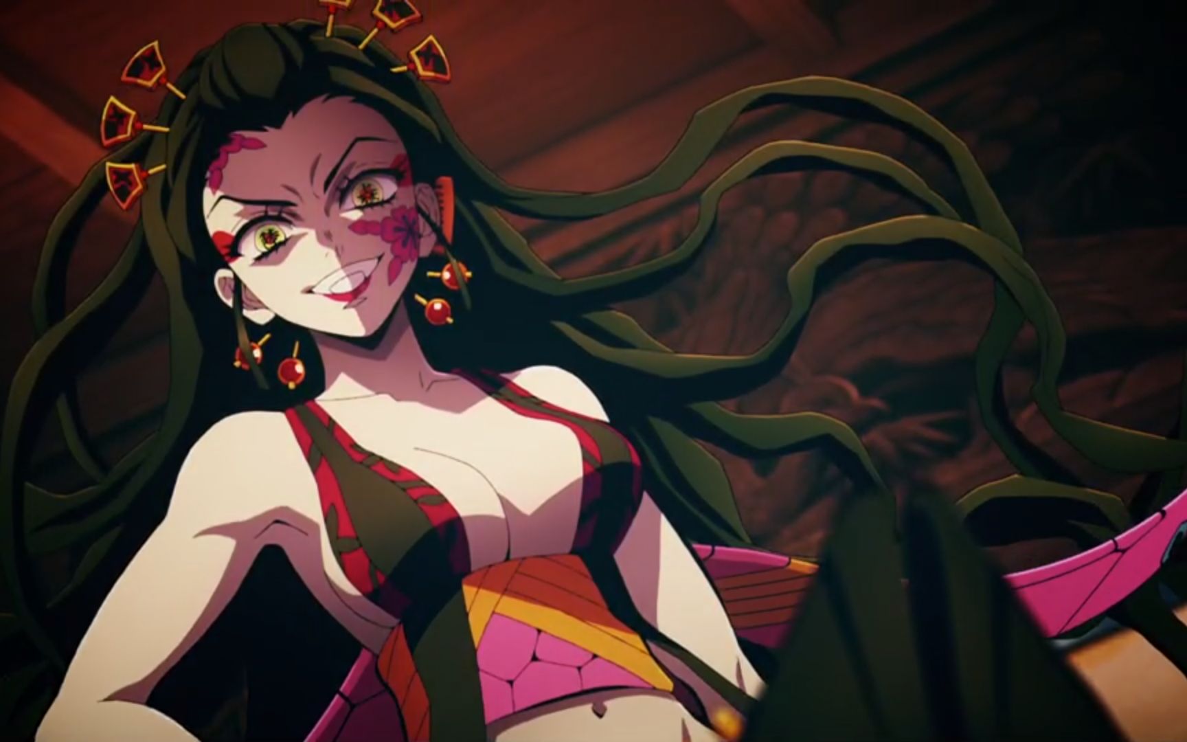 活动作品鬼灭之刃第二季上弦之六堕姬这样的身材和美貌谁不爱