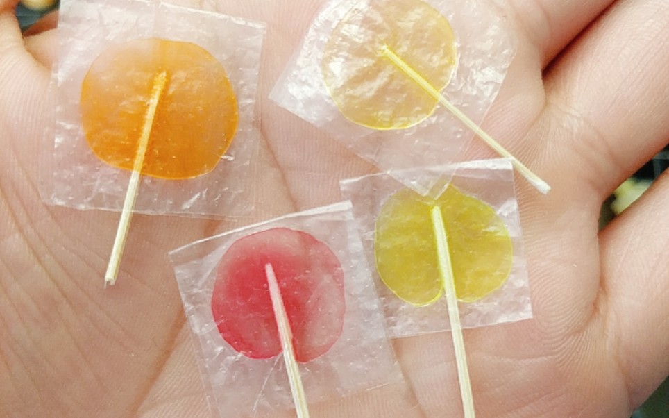 【仿真食玩】童年回忆仿真粘牙糖