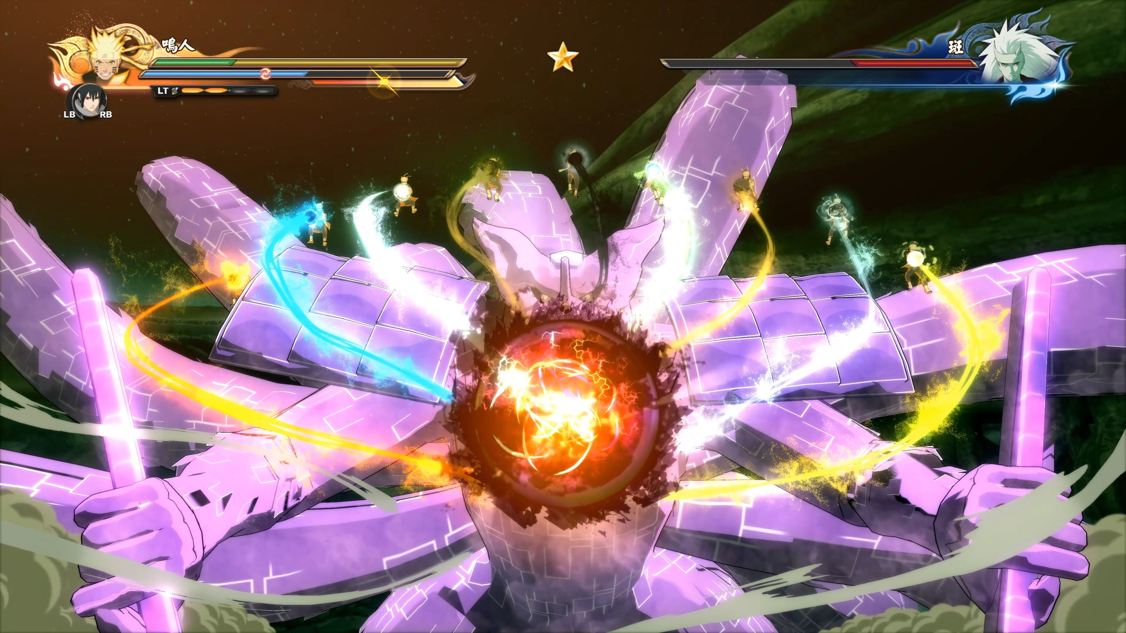 火影忍者究极风暴-狂暴的疾风,奔驰的迅雷(鸣人,佐助vs宇智波斑,六道