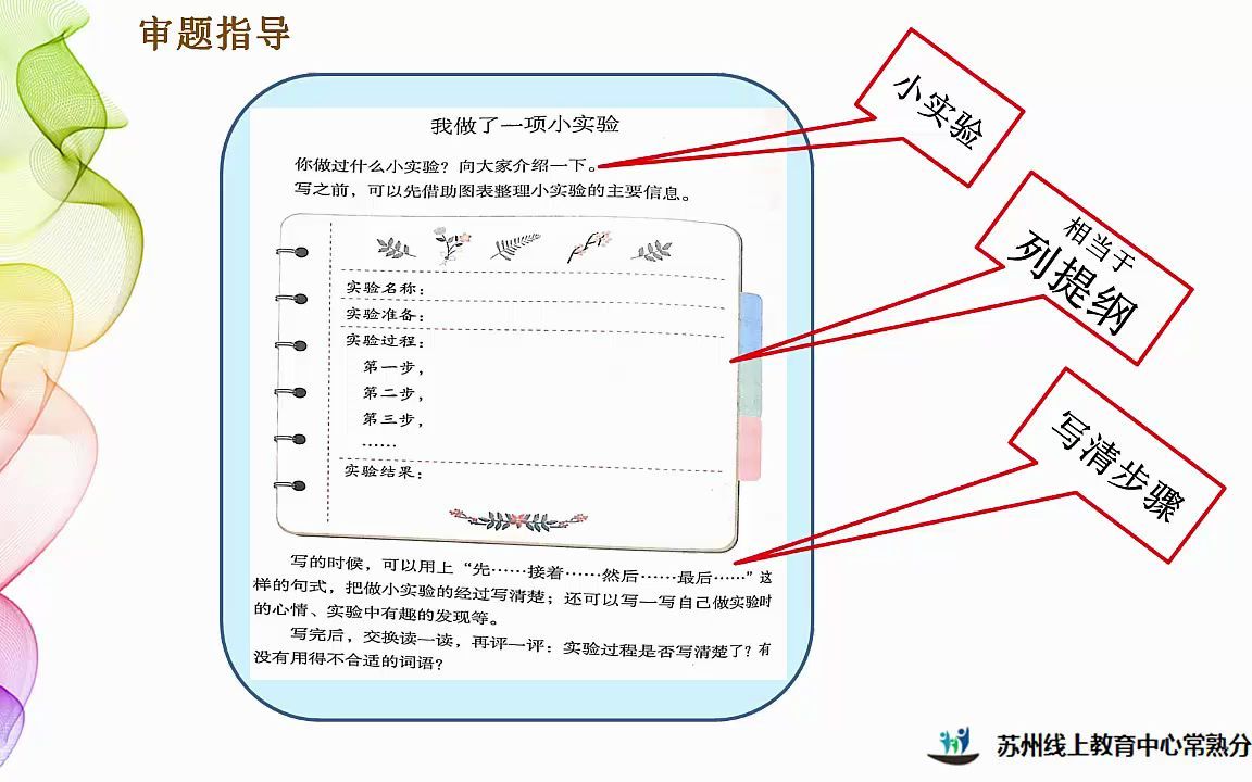 [图]2022年4月15日小学语文三年级《习作：我做了一项小实验（一）》